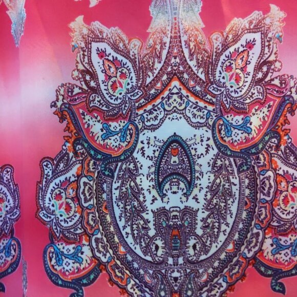 Pink Floral Haggar Blouse - Picture 3 of 6